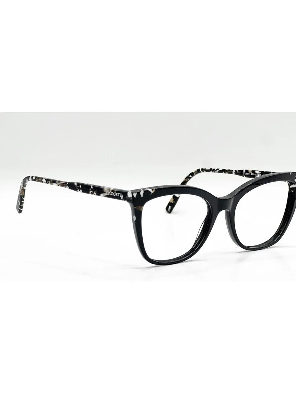 Lacoste L2884 001 Black Cat Eye Authentic Eyeglass Frames 57-20